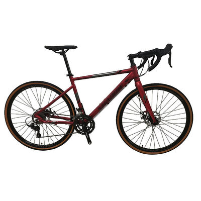 Professionele 700c Trek Bike Wegfietsen met mechanische schijfrem en 18 versnellingsbakken