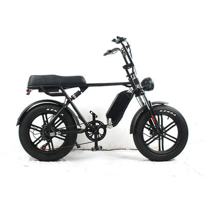 Volledige ophanging Achterhoek Motor Elektrische fiets met 48v 1000w vermogen en verwijderbare batterij