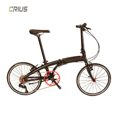 20 inch opvouwbare fiets met 9 versnellingen en draagbaar ontwerp gemaakt van legeringsmateriaal