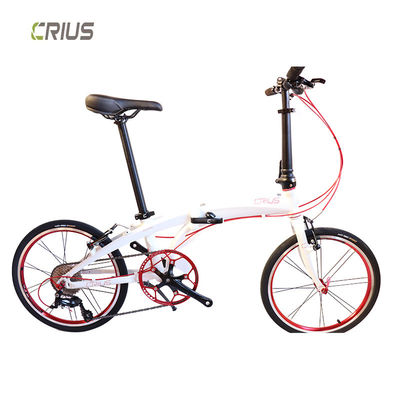 20 inch opvouwbare fiets met 9 versnellingen en draagbaar ontwerp gemaakt van legeringsmateriaal