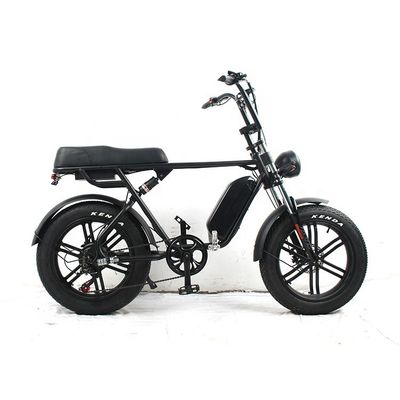 35kg Aluminium Frame Electric Fat Tire E Bike met lange afstand 48v 750W/1000W motor