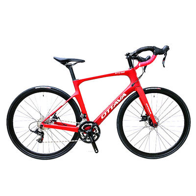 Levering 700 * 25c Carbon Road Bike met 2x11 Speed Gears en ZOOM Hydraulische rem