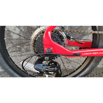 20 inch kinderfiets met suspensie vork en koolstofvezel frame weegt slechts 11kg