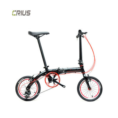 Lichte 14 inch Aluminium Alloy Single Speed vouwfiets voor Outdoor Adventures
