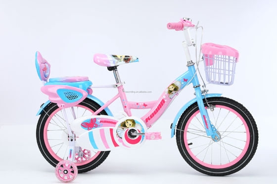 Bremsklep Kinderwiel met stalen frame en kartonnen verpakking