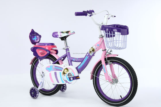 Bremsklep Kinderwiel met stalen frame en kartonnen verpakking