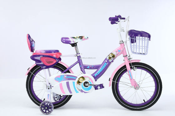 Bremsklep Kinderwiel met stalen frame en kartonnen verpakking