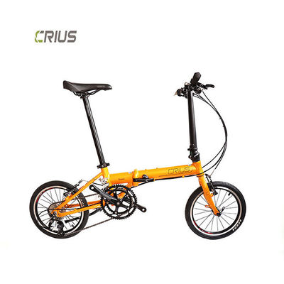 16 inch vouwfiets met Microshift R9 achterderailleur en Xunjie 9s 11-28T cassette