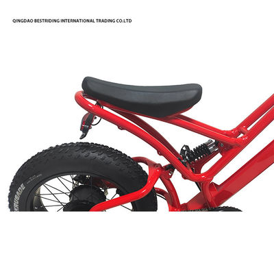 Mechanische schijfrem Elektrische fiets 48v 500w Motor Ebike 2 wiel 20 inch dikke band