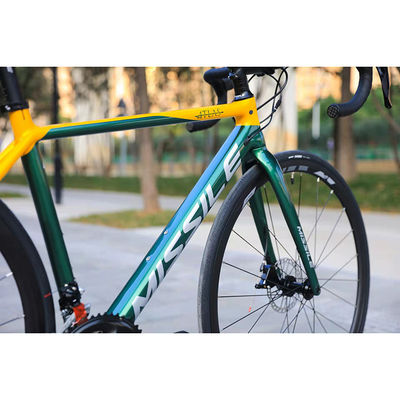 Carbon Roadbike lichtgewicht schijfrem Fiets 8,5 kg zonder pedalen met Carbon Frame