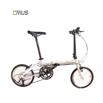 Outdoor Fitness 16 inch Shadow Folding Bike met en Microshift R9 achterderailleur