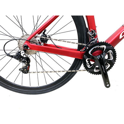 OEM Carbon Fiber Frame 700C Road Bike met 2x11 Speed Gear en Vork Suspension