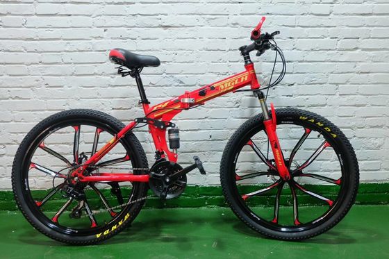 20 inch opvouwbare fietsen voor volwassenen staal frame binnenverf lengte 1,33m