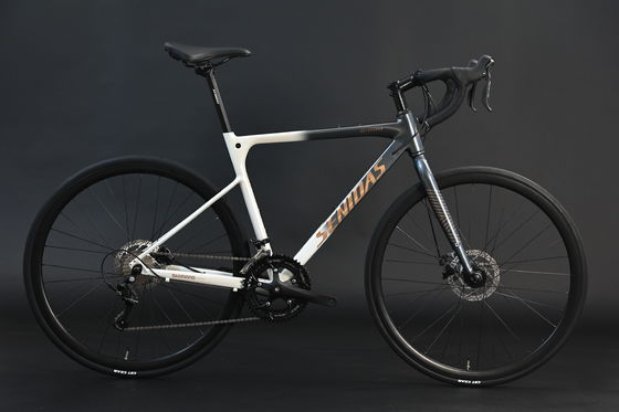 Koolstofvezel Laswegfiets 700C 2*9s 1*9s AL Frame Nice Shape AL Hub En 10kg