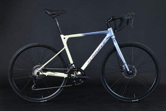Koolstofvezel Laswegfiets 700C 2*9s 1*9s AL Frame Nice Shape AL Hub En 10kg