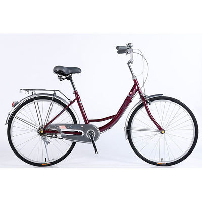 Custom Steel Frame Street Urban City Bike 26 voor vrouwen en mannen op de Europese markt