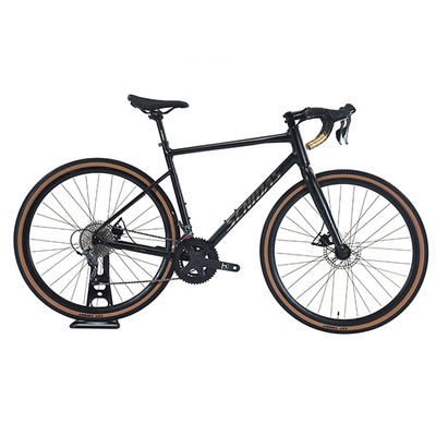 Gewone pedaal door de as 700 * 40C Hydraulische schijfremmen grindfiets met verborgen kabels
