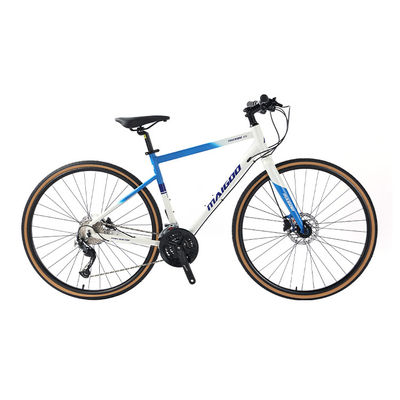 27 snelheden Design Speed Volwassen 700 * 35C Flat Bar Road Bike met aanpasbare legering vork