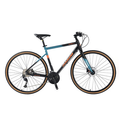 27 snelheden Design Speed Volwassen 700 * 35C Flat Bar Road Bike met aanpasbare legering vork