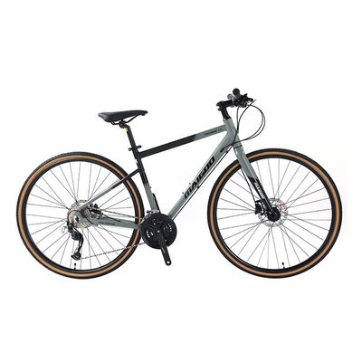 27 snelheden Design Speed Volwassen 700 * 35C Flat Bar Road Bike met aanpasbare legering vork