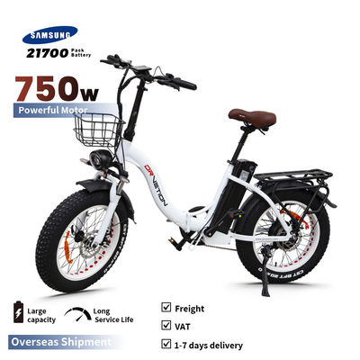 45 km/h Maximale snelheid Snelle opvouwbare elektrische stadsbergfiets met ingebouwde batterij