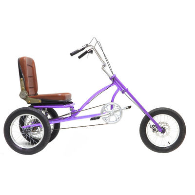 16 inch single speed city bike driewiel fiets met schijfrem 160 mm en lokale zwarte band