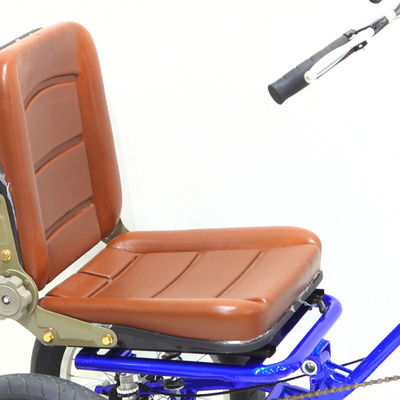 Voorste achterrem 16 inch volwassen driewieler trike met aluminium pedaal en enkele snelheid