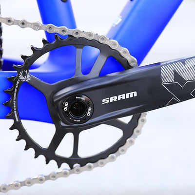 Lichte 29 inch Mountainbike met Carbon Fiber voorvork en YBN S12S keten