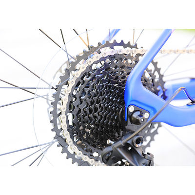 Lichte 29 inch Mountainbike met Carbon Fiber voorvork en YBN S12S keten