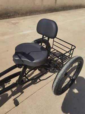Hoog koolstofstaal frame 7 snelheden vracht trike met 24 inch dikke aluminium alloy wielen