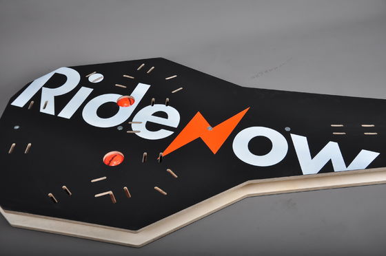 Zwarte draagbare powertrainer board voor indoor cycling training