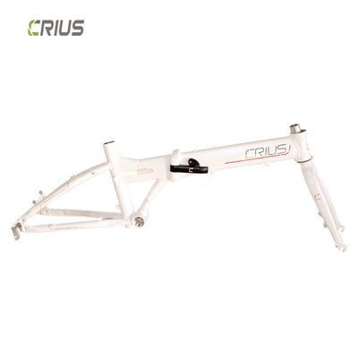 20" aluminium legering vouwfiets frame met glanzende oppervlakte verwerking modus Geschikt