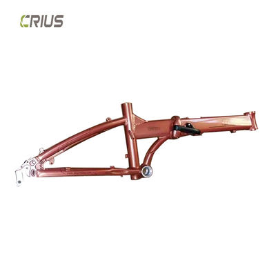 20" aluminium legering vouwfiets frame met glanzende oppervlakte verwerking modus Geschikt