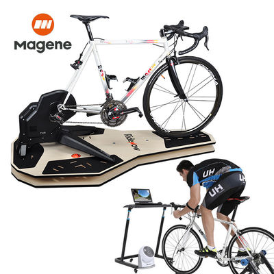 Power Trainer Board Bike Home Trainer Oefening Bike Trainer Fiets gemaakt van PU leer