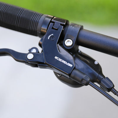 Hydraulische schijfrem met bergfiets met 29 inch grote wielen en 160 mm remplak