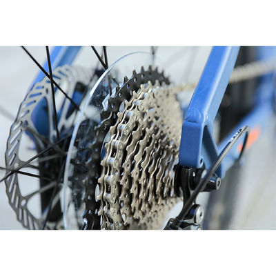 Aluminium frame bergfiets met interne kabel routing en tapered headtube