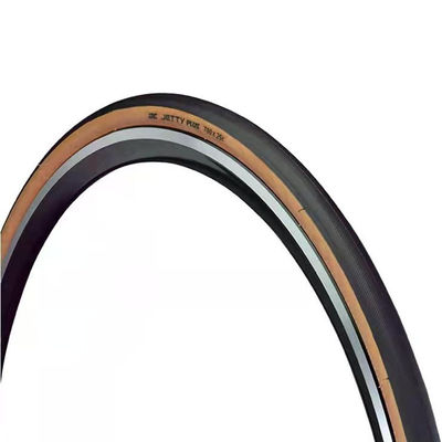 700x23/25/28C vouwbare Retro Yellow Edge 700C wegfietsband met zwart en geel