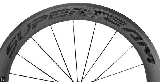 Aanpasbare 45 mm koolstofvezel fietswielstel 700c 20 24h R13 Hub koolstofwielen