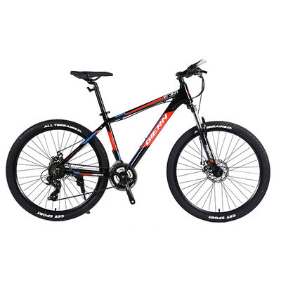 Grote vrouwen mountainbike set uitgerust met Al Cassette Hub en Double Wall Rim Hl