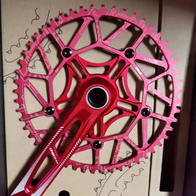 53T 56T 58T Wegfietsen Aluminium legering CNC Litepro Plus Fiets crankset 130mm BCD