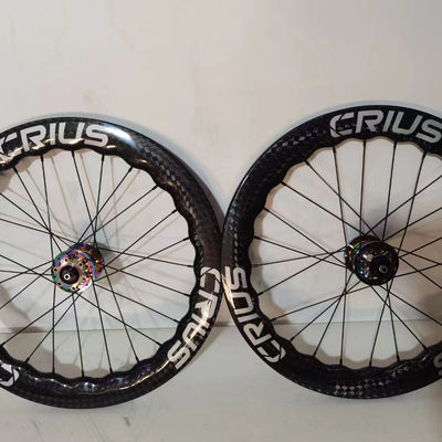 BMX Carbon Wheelset 1.8kg Gewicht voor Crius vouwfiets Langdurige prestaties