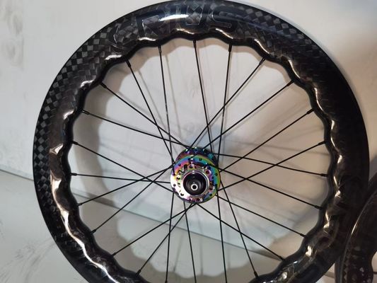 BMX Carbon Wheelset 1.8kg Gewicht voor Crius vouwfiets Langdurige prestaties