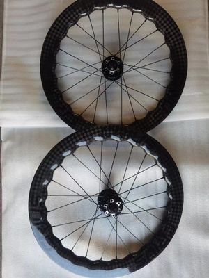 BMX Carbon Wheelset 1.8kg Gewicht voor Crius vouwfiets Langdurige prestaties