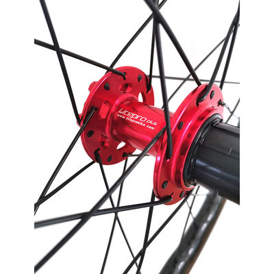24-30h 20 inch 451 Carbon Wheelset vouwbaar Fiets Wheelset Clincher Disc Brake Carbon vouwfiets wielen