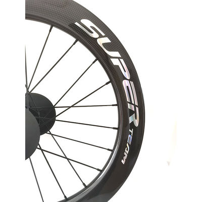 451 Glanzende 3K schijfrem Keramische drager Hub Blade Spokes Superteam Carbon Wheelset