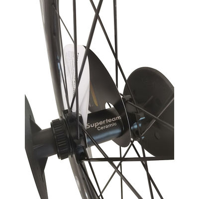 451 Glanzende 3K schijfrem Keramische drager Hub Blade Spokes Superteam Carbon Wheelset