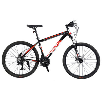Ononderbroken fiets Mountainbike met Sus Fork Vergrendelbare vork en cassette voor schijfremknop