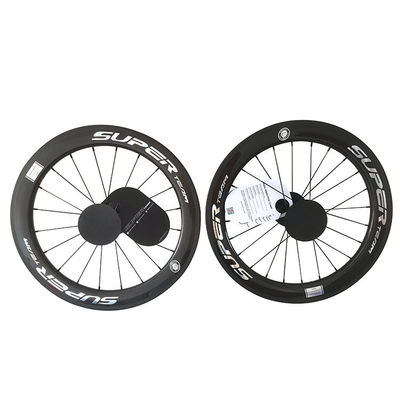 Zwart 451 Glanzend 3K Rim Brake Keramische Lager Hub Blade Spokes Superteam Carbon Wheelset