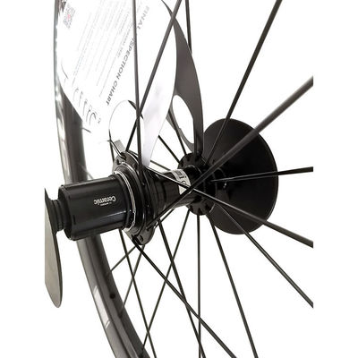 Zwart 451 Glanzend 3K Rim Brake Keramische Lager Hub Blade Spokes Superteam Carbon Wheelset