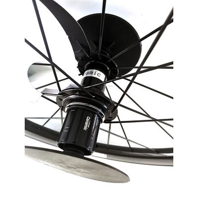 Zwart 451 Glanzend 3K Rim Brake Keramische Lager Hub Blade Spokes Superteam Carbon Wheelset